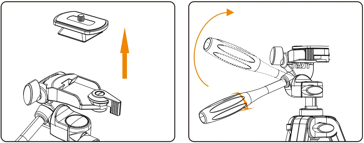 Outsolidep LQ320 54 Inch Phone Tripod Stand Extendable - Figure 2