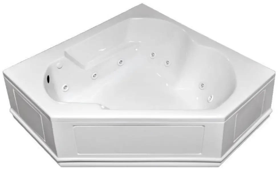 Laurel Mountain 6060DPWASR064 60 Inch x 60 Inch Skirted Acrylic Combo