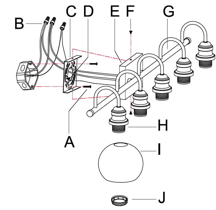 lowes-A03812W5-Charm-35.4-Inch-5-Light-Black-and-Gold-Modern-LED-Farmhouse-Vanity-Light-Bar-2