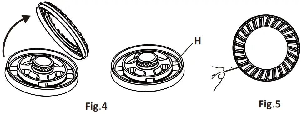FUJIOH FH GS5520 SVSS Built in Gas Hob - Figure 11