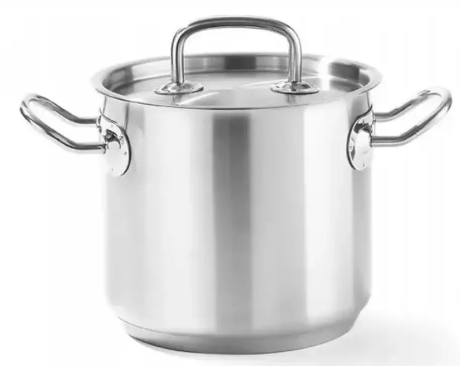 HENDI Stainless Steel Casserole Low 2.8 Liter Profi Line Lid