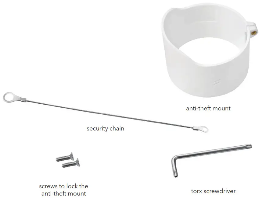 WASSERSTEIN 060921 Anti Theft Mount For Google Nest Cam - In the Box