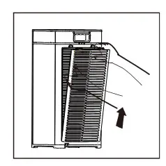 Medify Air MA-40 Air Cleaner Purifier -. Lift the back