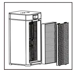 Medify Air MA-40 Air Cleaner Purifier -Remover old filter