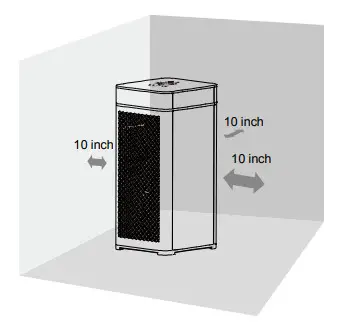 Medify Air MA-40 Air Cleaner Purifier - placement