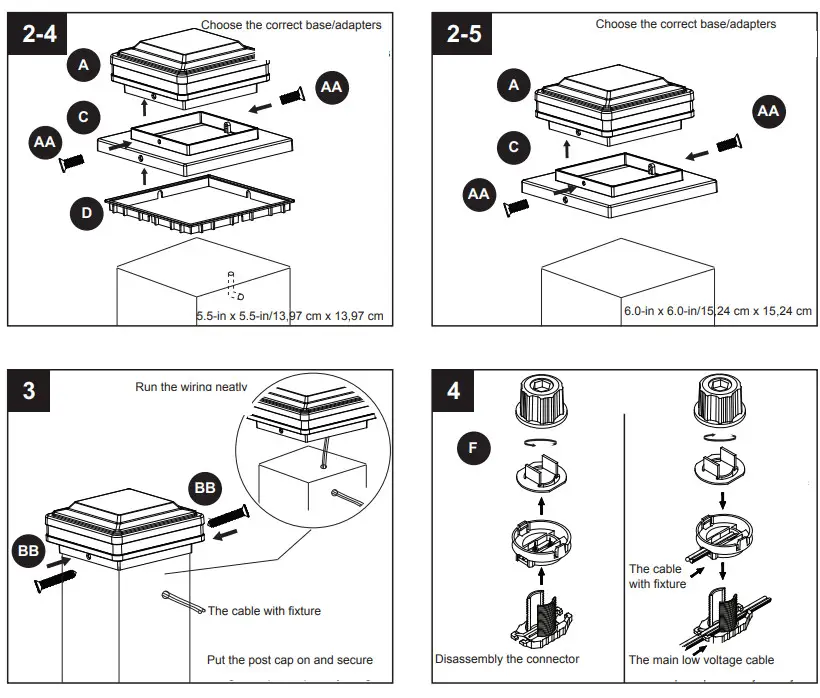 Harbor Breeze QPP55A M60 WH 1 60 Lumen 2 5 Watt White Low Voltage Low Voltage-fig7