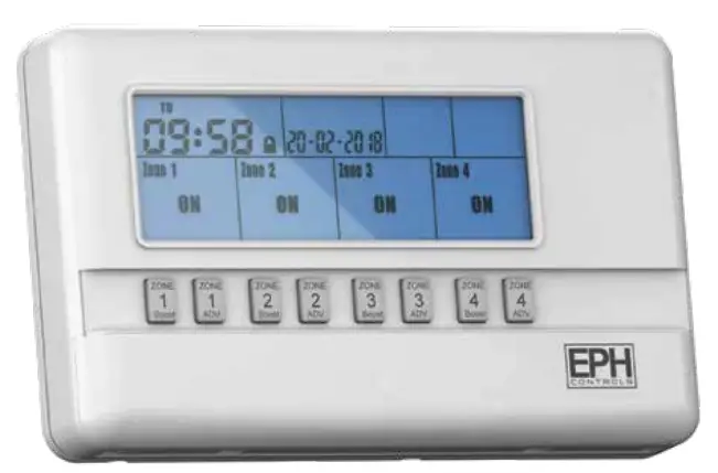 EPH CONTROLS R47 4 Zone Programmer-
