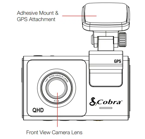 Cobra DASH CAM SC 200D - figure 1