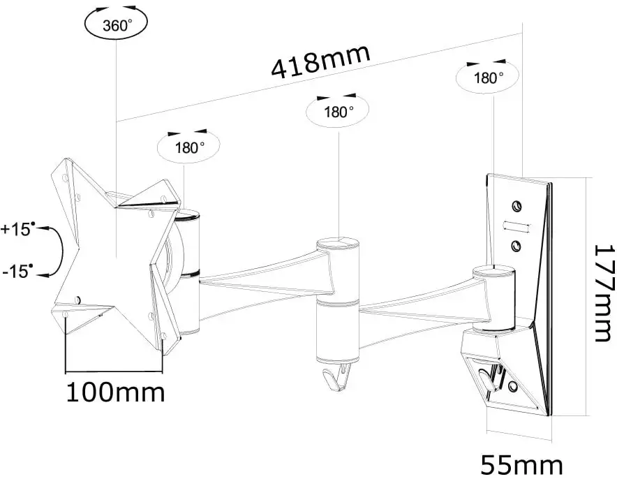 Neomounts-FPMA-W832-TV-Wall-Mount-fig-1