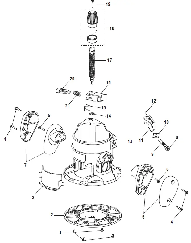 RYOBI R163 Fixed Base Router 01