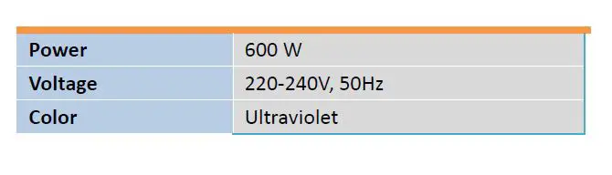 HEINNER HB-600UV Hand Blende-FIG-5
