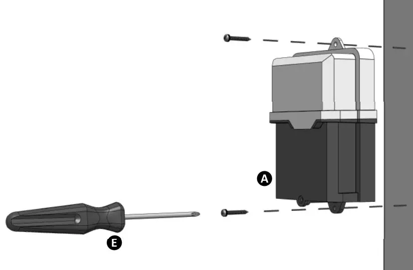 CSI Controls CSION 3R Alarm System Instruction Manual - Mount the alarm enclosure using existing upper and lower mounting tabs