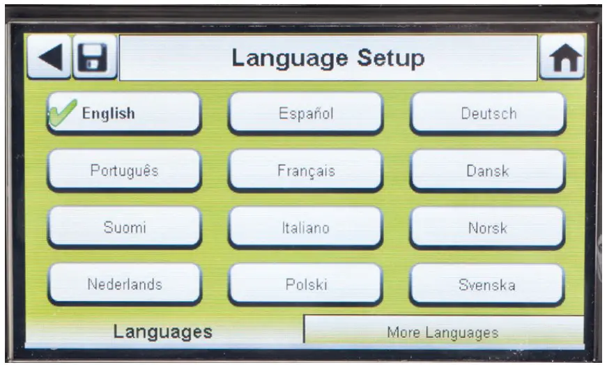 Language Options