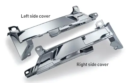 Goldstrike3D G0078180 Passenger Floorboard Mount Covers - 1