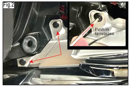 Goldstrike3D G0078180 Passenger Floorboard Mount Covers - 3