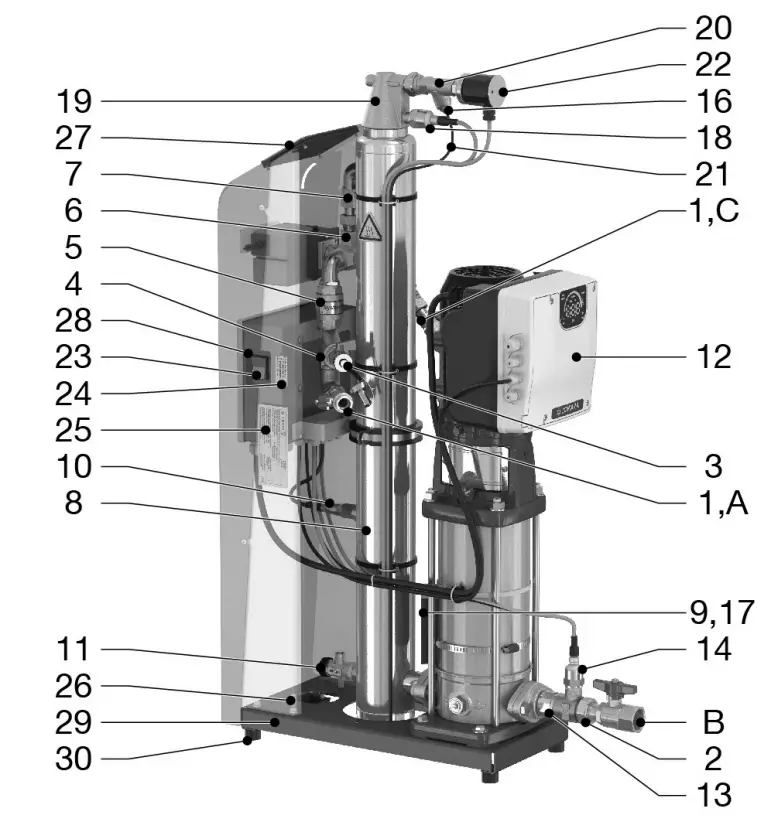 Flamco DAN XX516 Vacumat Eco - Figure 2
