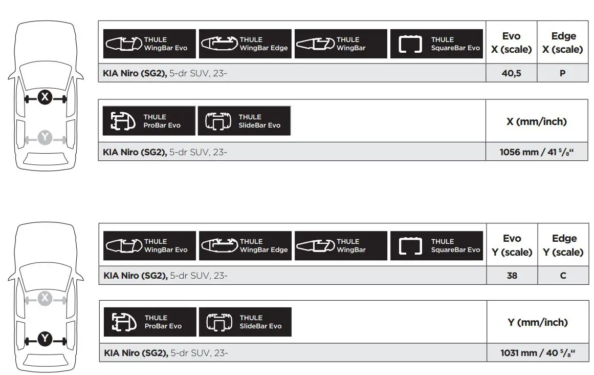 THULE-145329-Aluminium-Roof-Bars-to-Fit-Kia-Niro-fig-6