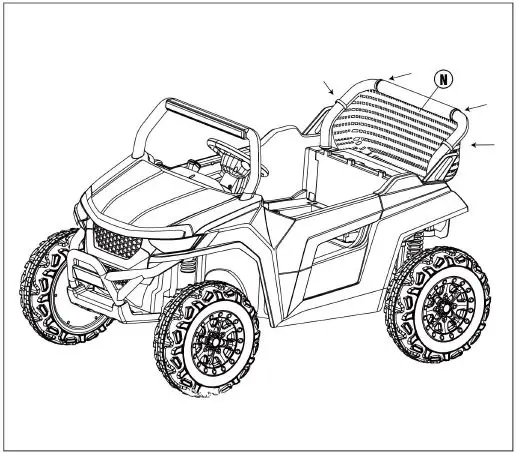 JOYWHALE-BW-U20-24V-2-Seater-Kids-Ride-on-UTV-Car-Powerful-Electric-Vehicle-fig- (10)