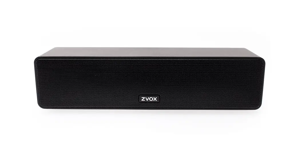 Zvox Av100 Accuvoice Tv Speaker Installation Guide
