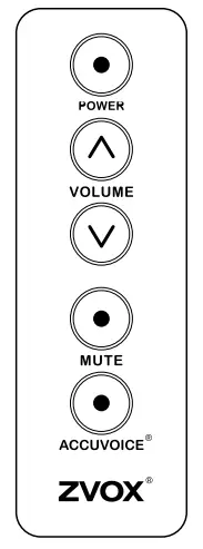 ZVOX AV100 AccuVoice TV Speaker -fig 4