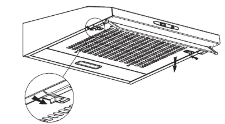 HOOVER HFT600X Cooker Hood - damage
