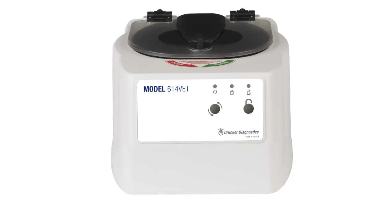 Drucker Diagnostics 614vet Preferred Centrifuge For Vetscan Imagyst Owner's Manual