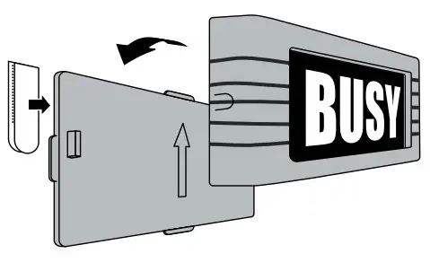 BUSYBOX BZYBXR Bluetooth Smart Sign - ounting plate.