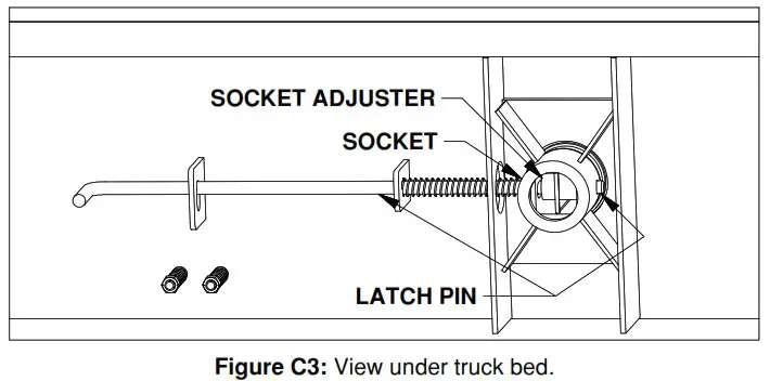 B W 3050 Companion Hitch-- SOCKET ADJUSTER