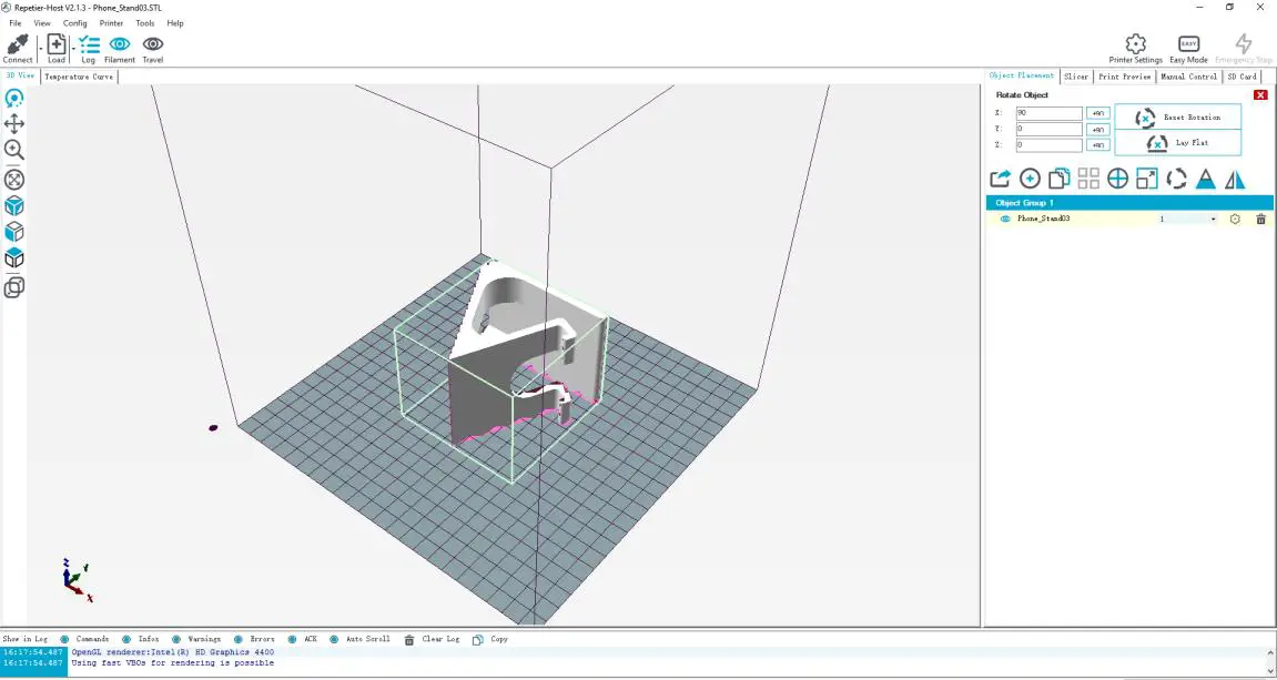 Adjust the direction of the model