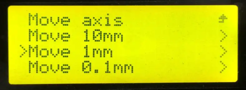 Choose “Move 1mm”, see picture (7-11)