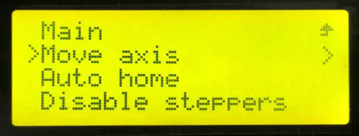 Choose “Move axis” to move motors. See picture (7-9)