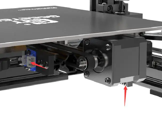 Connect the Y-axis motor and the Y-axis limit switch wire