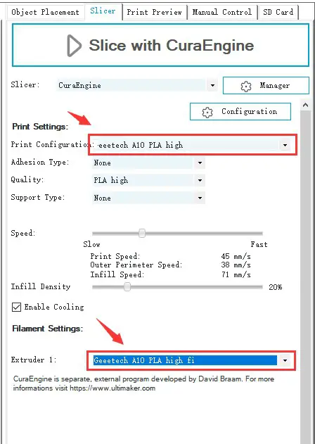Geeetech A10 PLA high