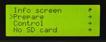 Press the knob to enter the next menu (Picture 7-3)