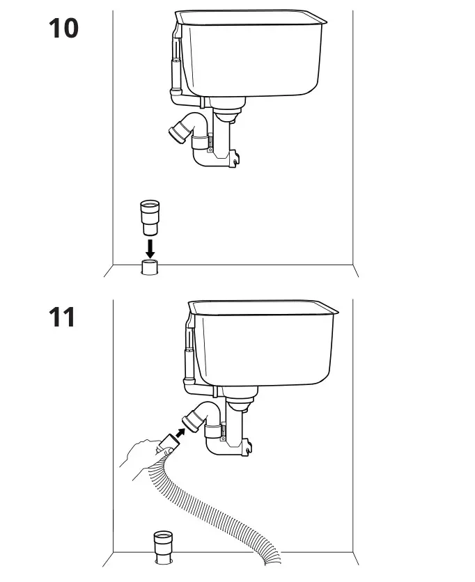 IKEA LILLVIKEN Water Trap or Strainer 1 Bowl - Installation
