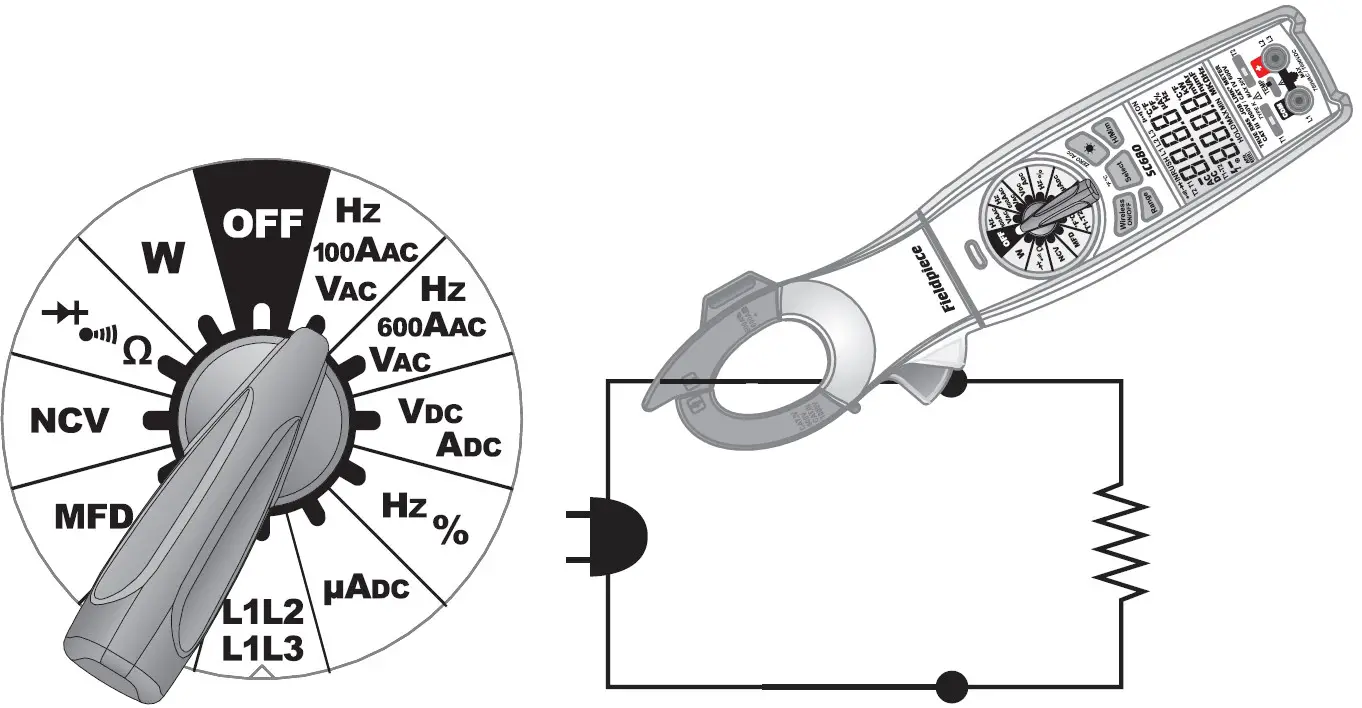 Amps AC (AAC) True RMS (50-60Hz)