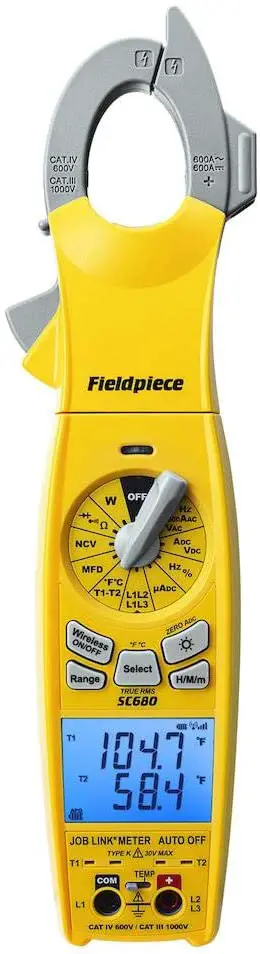 Fieldpiece SC680 Job Link System Power Clamp Meter
