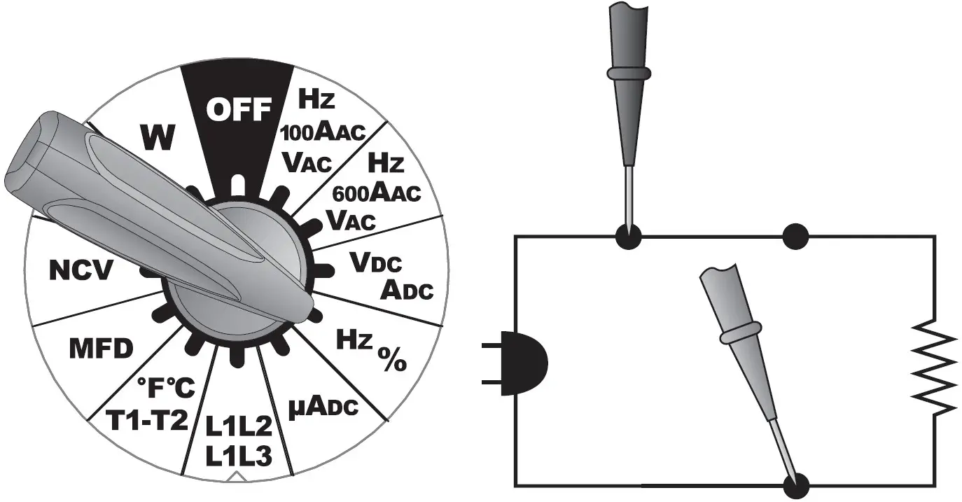 Frequency (Hz) Through Leads