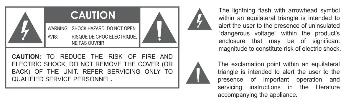 naxa NDS-1516 15-Inch Portable Speaker with Bluetooth and TWS - WARNING