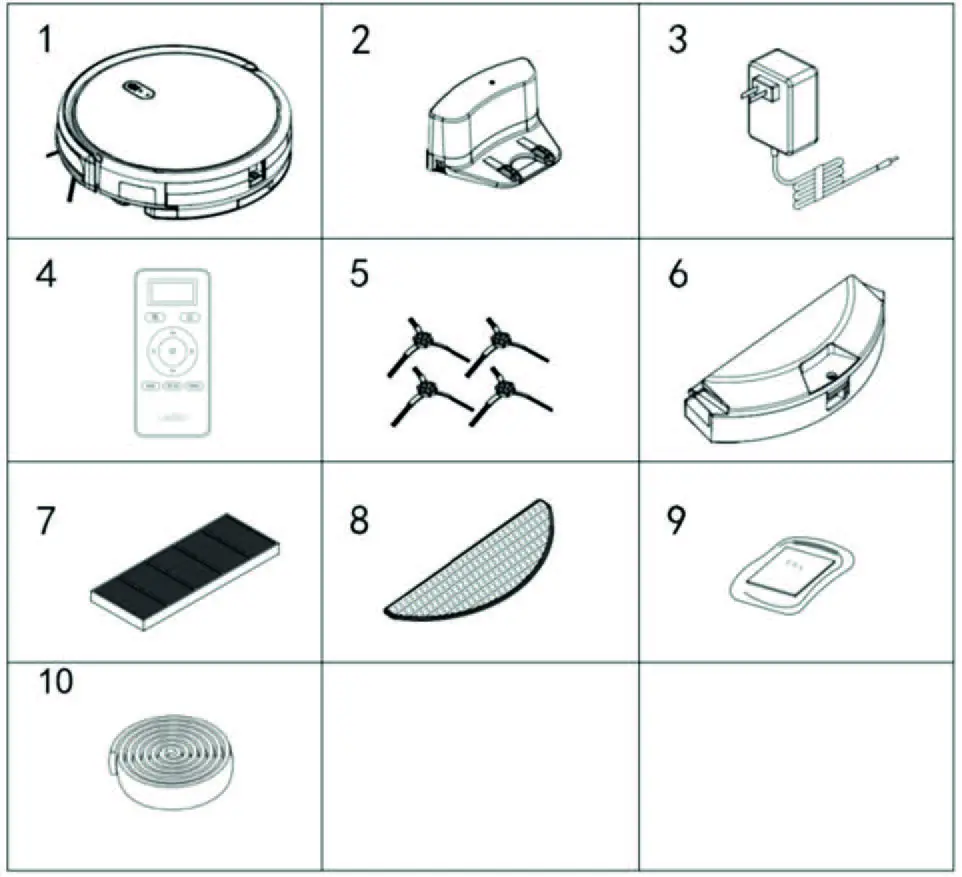 Lauben 26BB Robot Vacuum fig1