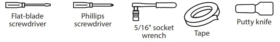 Midea MU53DSWBR1RCM Freezer- tools