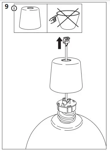 IKEA SKURUP 38cm 15 Inch Pendant Lamp fig10