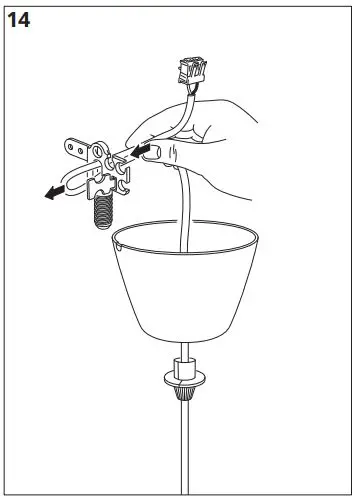 IKEA SKURUP 38cm 15 Inch Pendant Lamp fig13