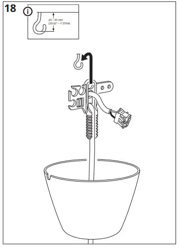 IKEA SKURUP 38cm 15 Inch Pendant Lamp fig18
