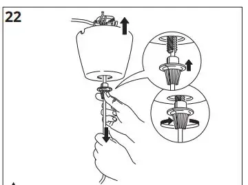 IKEA SKURUP 38cm 15 Inch Pendant Lamp fig21