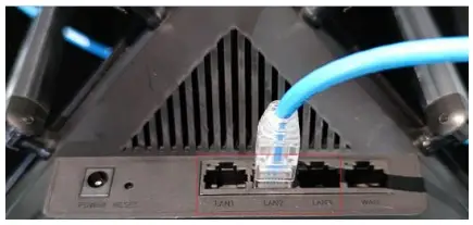 Computer connect to router Figure 1