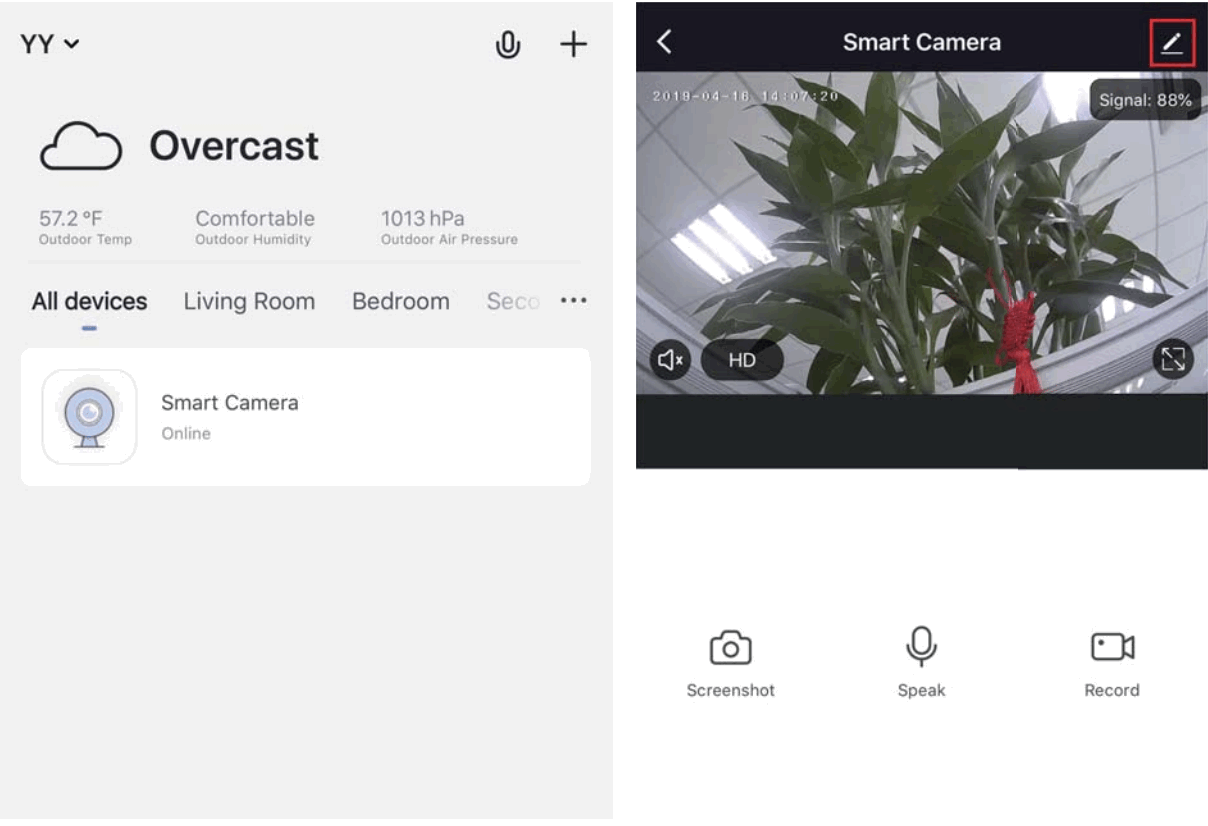 Hangzhou Meari Technology MINI 18 IP Camera - Setting