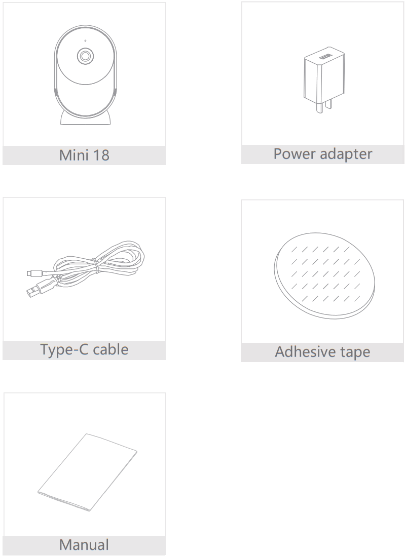 Hangzhou Meari Technology MINI 18 IP Camera - box