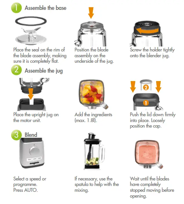 magimix EMPLOI Blender Power 3 Instruction FIG 6