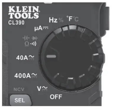 KLEIN TOOLS CL390 400A AC DC Auto Ranging Digital Clamp Meter - TESTING 1